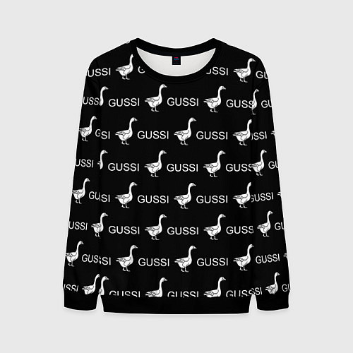 Мужской свитшот GUSSI: Black Pattern / 3D-Черный – фото 1