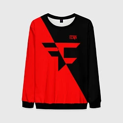 Свитшот мужской FaZe Clan: Red & Black, цвет: 3D-черный