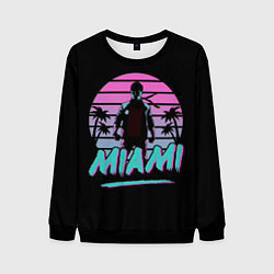 Свитшот мужской Майами, цвет: 3D-черный
