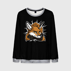 Мужской свитшот Лис уверен