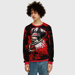 Свитшот мужской Pudge Chef, цвет: 3D-красный — фото 2