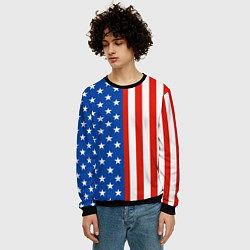 Свитшот мужской American Patriot, цвет: 3D-черный — фото 2
