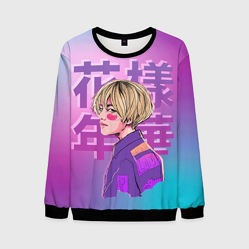 Мужской свитшот Taehyung BTS / 3D-Черный – фото 1