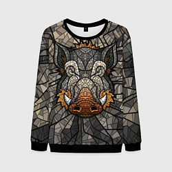 Мужской свитшот Mosaic Pig