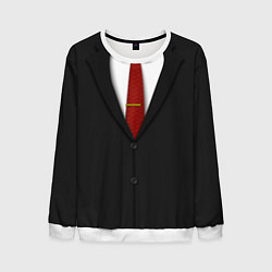 Свитшот мужской Агент 47, цвет: 3D-белый