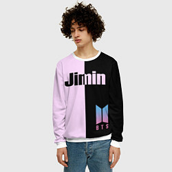 Свитшот мужской BTS Jimin, цвет: 3D-белый — фото 2