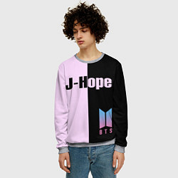 Свитшот мужской BTS J-hope, цвет: 3D-меланж — фото 2