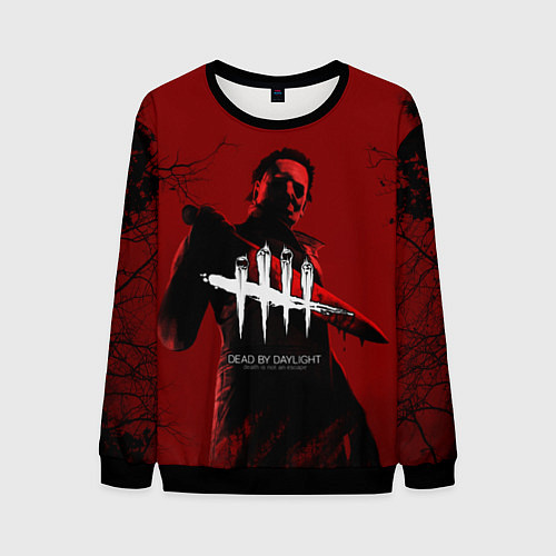 Мужской свитшот Dead by Daylight / 3D-Черный – фото 1