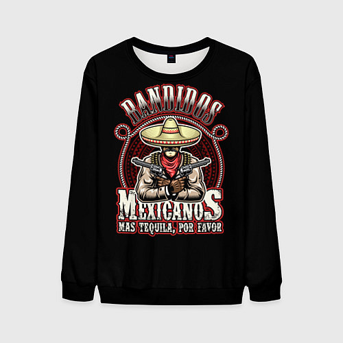 Мужской свитшот Bandidos / 3D-Черный – фото 1