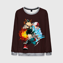 Свитшот мужской Моя Геройская Академия, цвет: 3D-меланж