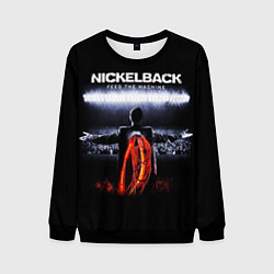 Свитшот мужской Nickelback: Feed the Machine, цвет: 3D-черный
