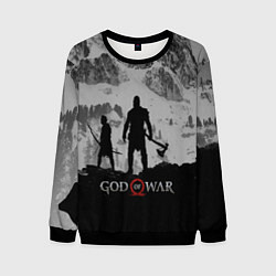 Свитшот мужской God of War: Grey Day, цвет: 3D-черный