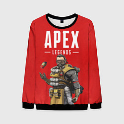 Мужской свитшот Apex Legends: Red Caustic