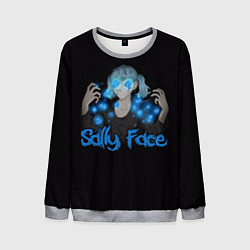 Свитшот мужской Sally Face: Blue Magic, цвет: 3D-меланж