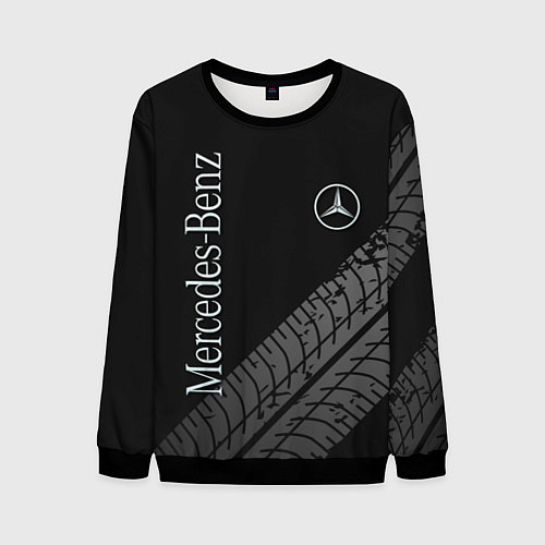 Мужской свитшот Mercedes AMG: Street Style / 3D-Черный – фото 1