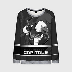 Свитшот мужской Washington Capitals: Mono, цвет: 3D-меланж