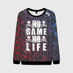 Свитшот мужской No Game No Life, цвет: 3D-черный