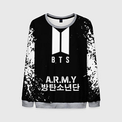 Свитшот мужской BTS ARMY, цвет: 3D-меланж