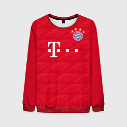 Свитшот мужской FC Bayern: Lewandowski Home 19-20, цвет: 3D-красный