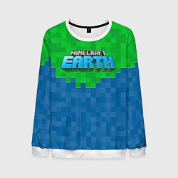 Свитшот мужской MINECRAFT EARTH, цвет: 3D-белый