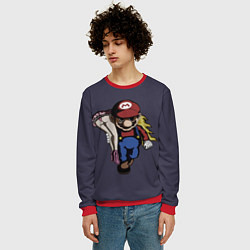 Свитшот мужской Mario Chad, цвет: 3D-красный — фото 2
