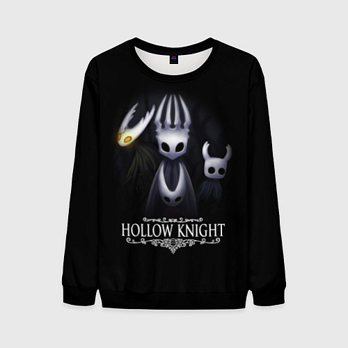Мужской свитшот Hollow Knight / 3D-Черный – фото 1