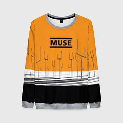 Свитшот мужской Muse: Orange Mood, цвет: 3D-меланж