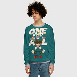 Свитшот мужской Моя геройская академия, цвет: 3D-меланж — фото 2