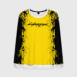 Мужской свитшот Cyberpunk 2077 Samurai logo