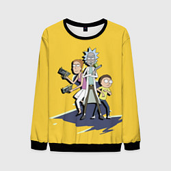 Свитшот мужской Rick and Morty: Summer, цвет: 3D-черный