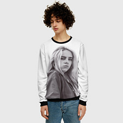 Свитшот мужской BILLIE EILISH, цвет: 3D-черный — фото 2