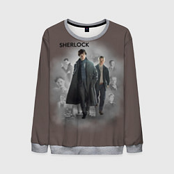 Свитшот мужской Sherlock, цвет: 3D-меланж