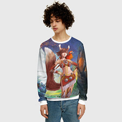 Свитшот мужской Zoomorph PW, цвет: 3D-белый — фото 2