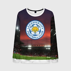 Свитшот мужской FC Leicester City, цвет: 3D-белый