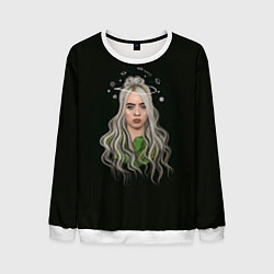 Свитшот мужской Billie Eilish Black Art, цвет: 3D-белый