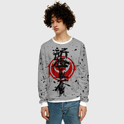 Свитшот мужской Синкёкусинкай каратэ - до, цвет: 3D-белый — фото 2