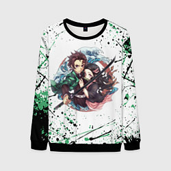 Свитшот мужской KIMETSU NO YAIBA, цвет: 3D-черный