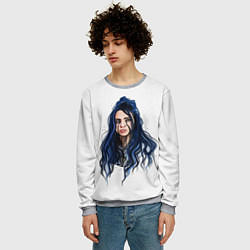 Свитшот мужской BILLIE EILISH, цвет: 3D-меланж — фото 2