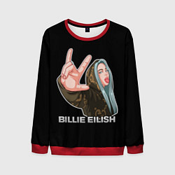 Свитшот мужской BILLIE EILISH, цвет: 3D-красный