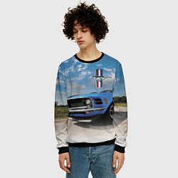 Свитшот мужской Mustang, цвет: 3D-черный — фото 2