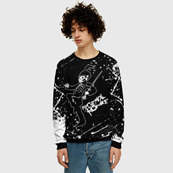 Свитшот мужской My Chemical Romance, цвет: 3D-черный — фото 2