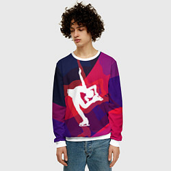 Свитшот мужской Фигурное катание, цвет: 3D-белый — фото 2