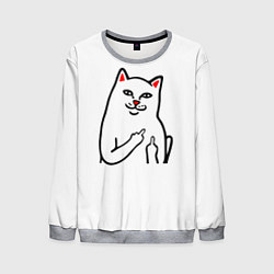 Свитшот мужской Meme Cat, цвет: 3D-меланж