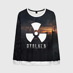 Свитшот мужской STALKER, цвет: 3D-белый