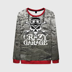 Свитшот мужской Crazy garage, цвет: 3D-красный