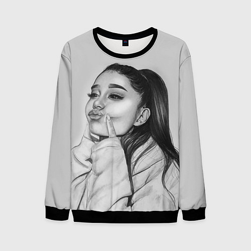 Мужской свитшот Ariana Grande Ариана Гранде / 3D-Черный – фото 1