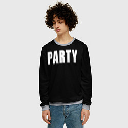 Свитшот мужской Hard PARTY, цвет: 3D-меланж — фото 2