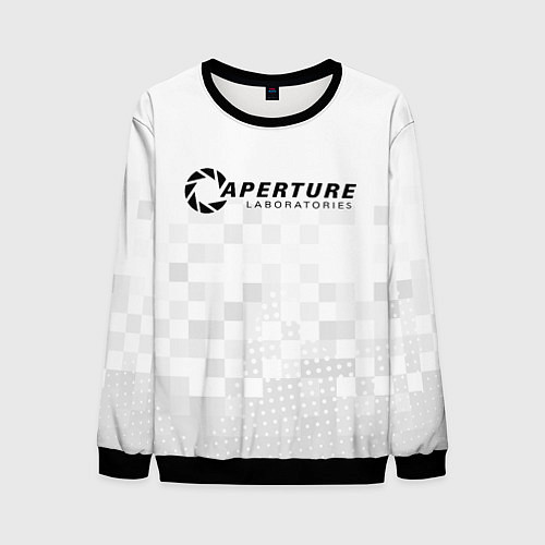 Мужской свитшот PORTAL / 3D-Черный – фото 1