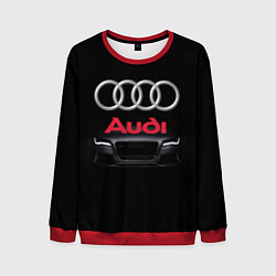 Свитшот мужской AUDI, цвет: 3D-красный
