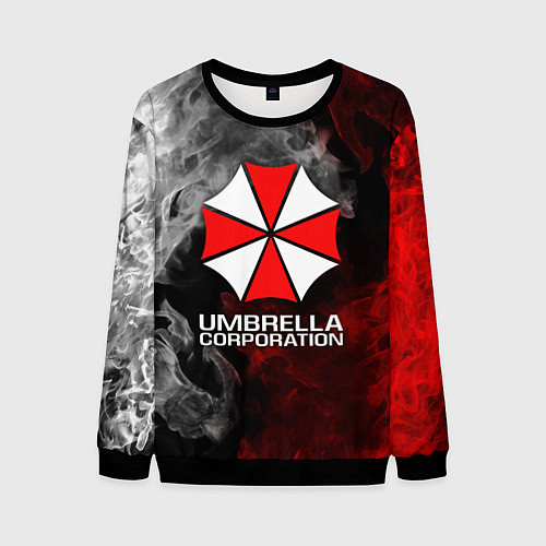 Мужской свитшот UMBRELLA CORP / 3D-Черный – фото 1